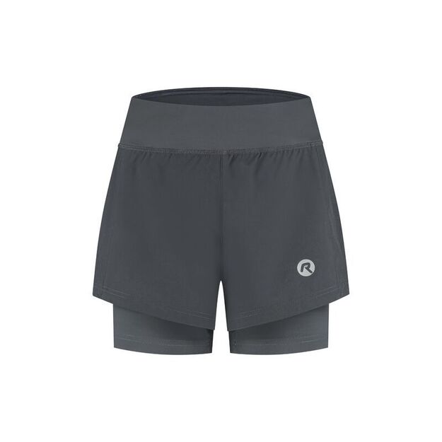 Rogelli women\ s shorts 2in1 ESSENTIAL gray XS