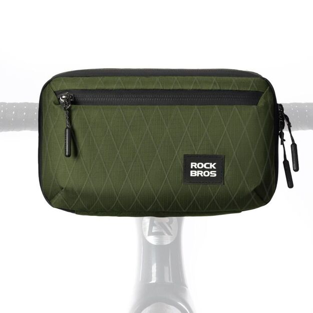 Rockbros Bicycle Handlebar Bag 2.1L Green