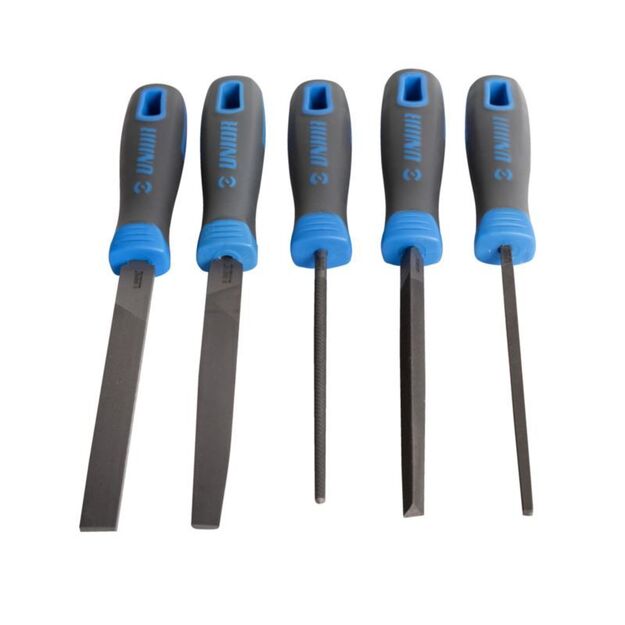 UNIOR Set of files, half-smooth files 762/5 1/2S