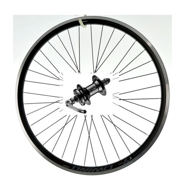 27.5  front wheel 6 bolt QR O-black/P-black