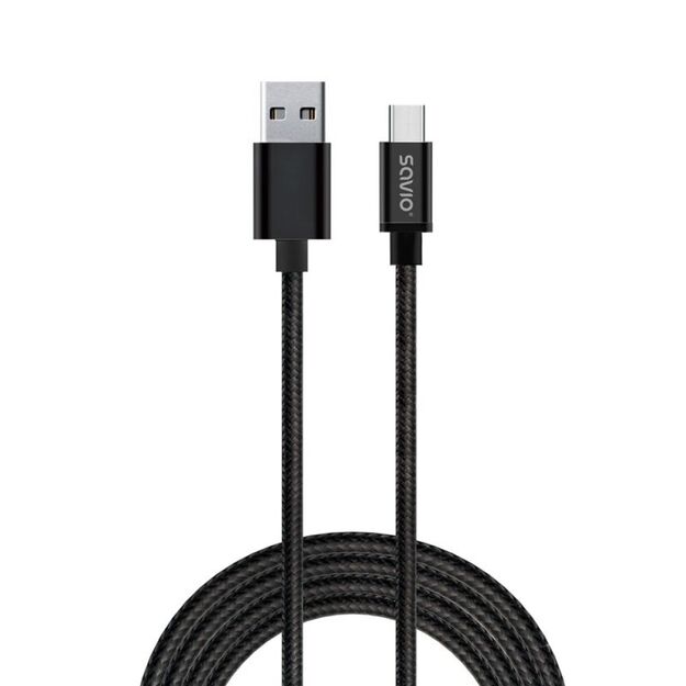 SAVIO CL-129 cable (USB type C - USB 2.0 type A  2m  black)