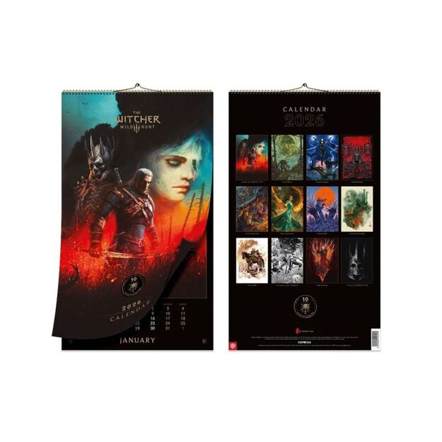 Good Loot Calendar The Witcher 3: Wild Hunt 10th Anniversary Calendar 2026