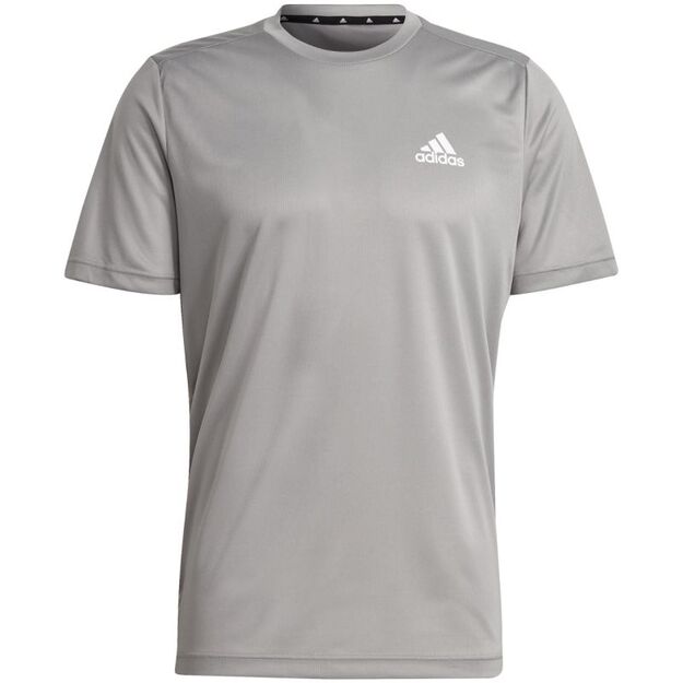 Men\ s adidas Aeroready Des T-shirt gray GM2121