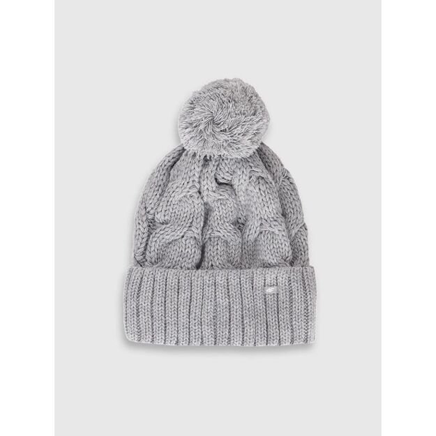 Women\ s winter hat with wool 4F 4FRAW25ACAPF0724-27M