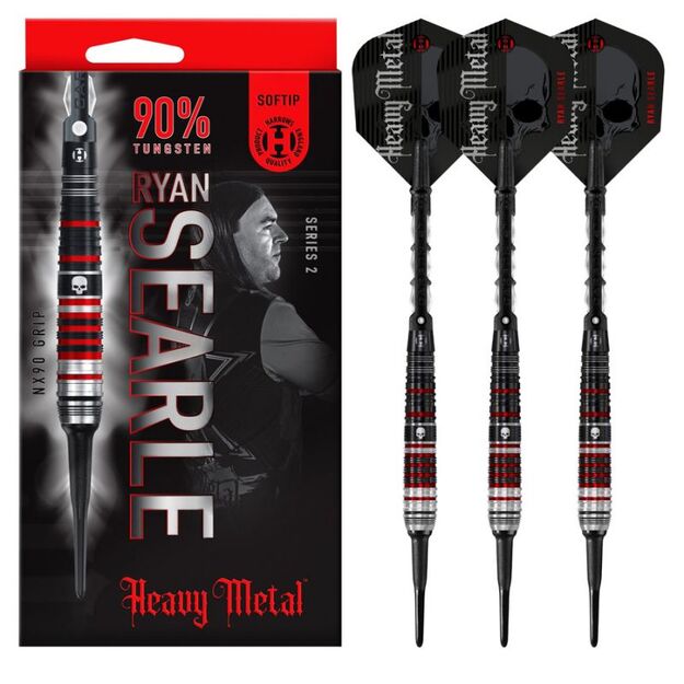 Harrows Heavy Metal Ryan Searle 2 90% steeltip darts