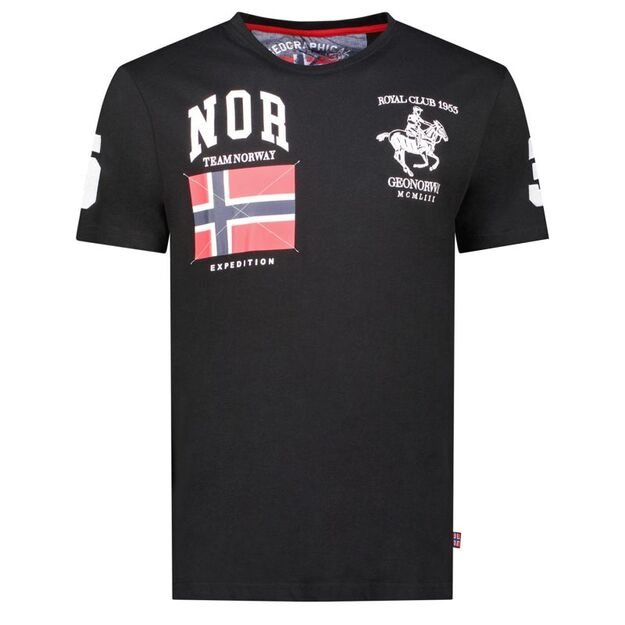 Geographical Norway Jequestre T-shirt 254 M SY1305H/GN-Black