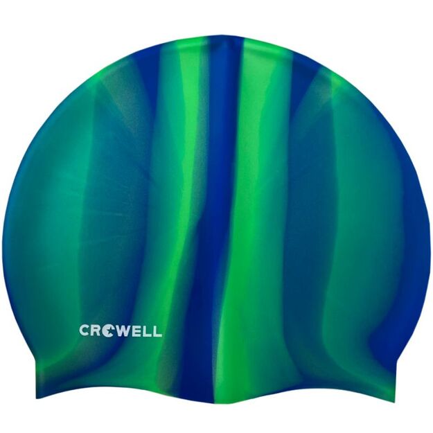 Crowell Multi Flame Silicone Swimming Cap, col. 12