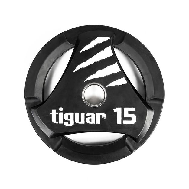 Tiguar PU Olympic plate 15 kg TI-WTPU01500