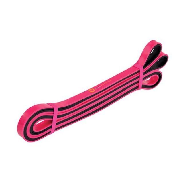 HMS exercise band PINK-BLACK GU06 13x5x2250 mm 
