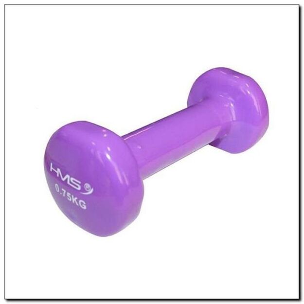 17023 VINYL-COATED CAST IRON WEIGHT 0.75 KG