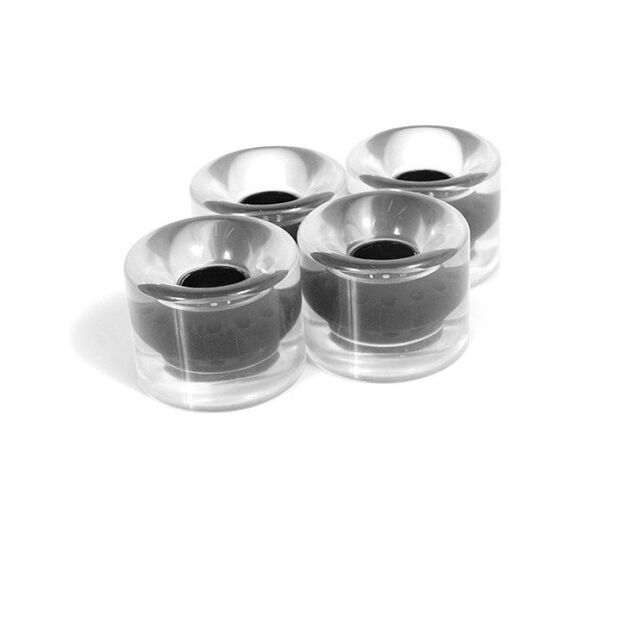 Index card rings 59x46 mm semi-transparent black
