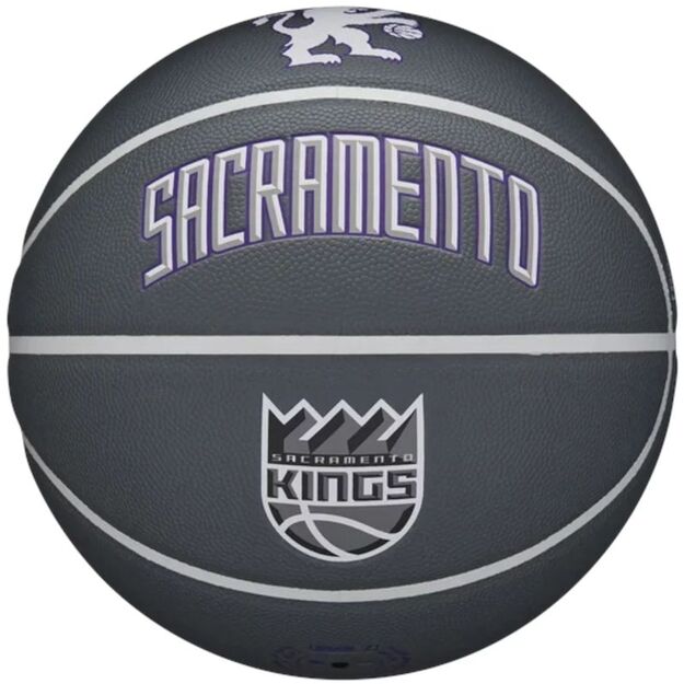 Wilson NBA Team City Collector Sacramento Kings Ball WZ4016426ID Gray 7