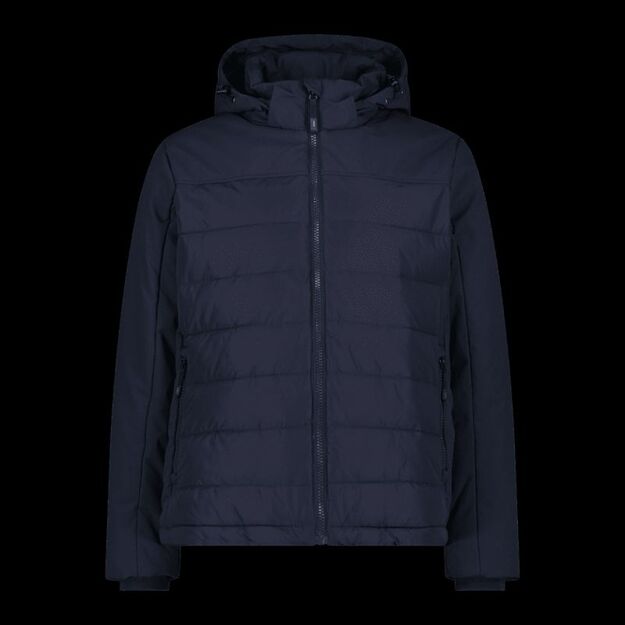CMP men\ s winter jacket with hood, sports, insulated, navy blue (34K0147/N950)
