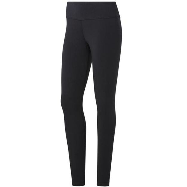 Reebok TE COTTON LEGGING women\ s sports high-waist training leggings black (FK6664)