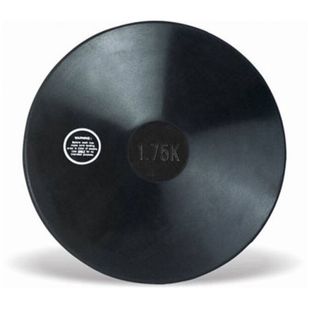 Vinex disc 1.75 kg rubber black DRB-175