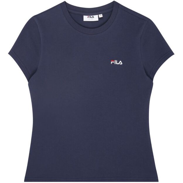 Fila Trivero Women\ s T-Shirt Navy Blue FAW1205 50004
