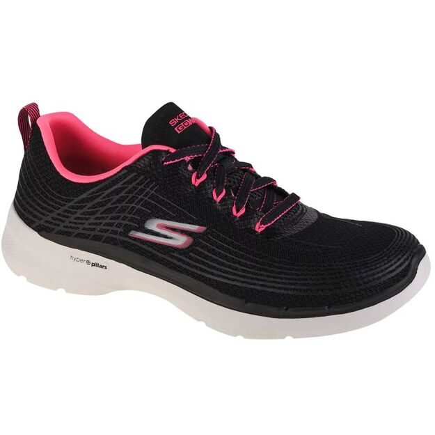 Skechers Go Walk 6 - Stunning Glow 124554-BKHP Black 36