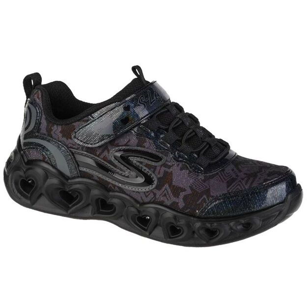 Skechers Heart Lights 20180L-BBK Black 29