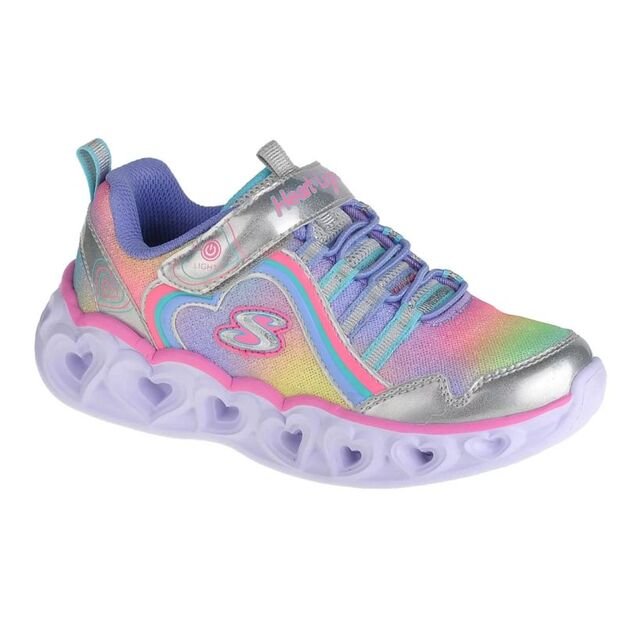 Skechers Heart Lights-Rainbow Lux 302308L-SMLT Gray 27