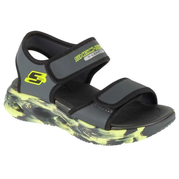 Skechers S-Lights: Sola Glow Sandal - Fusion Brights 407032L-CCBK Gray 28