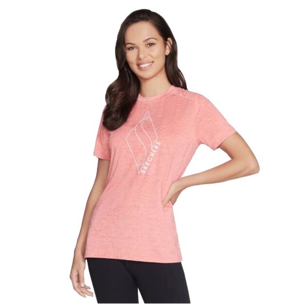 Skechers Diamond Blissful Tee W1TS327-CRL Pink M
