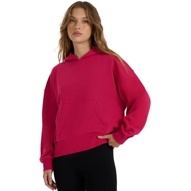 Women\ s sweatshirt 4F F1887 dark pink 4FWAW25TSWSF1887 53S