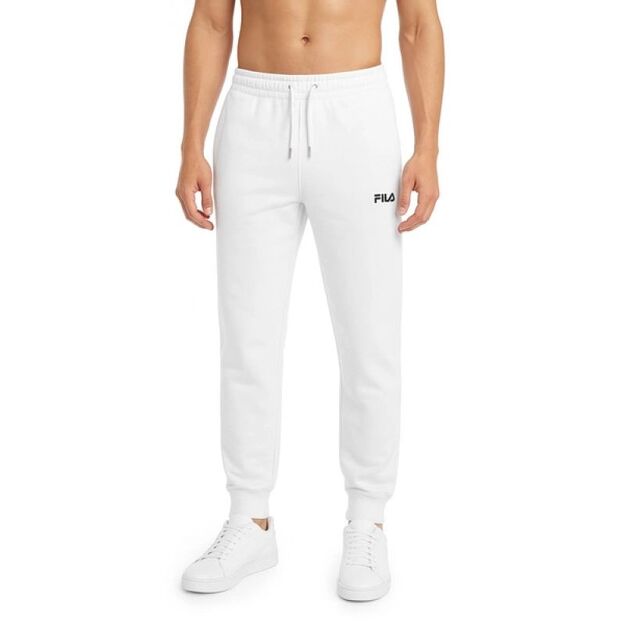 Fila men\ s cotton sweatpants white comfortable sporty style
