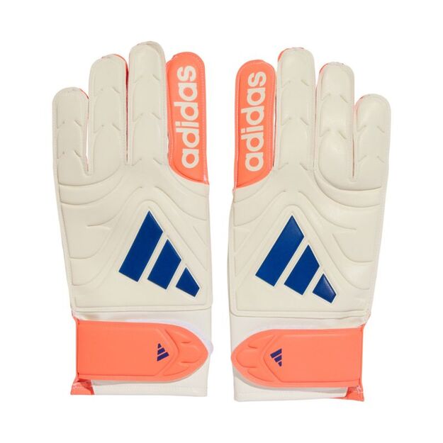 adidas Copa Glove Club goalkeeper gloves white and orange JN5339