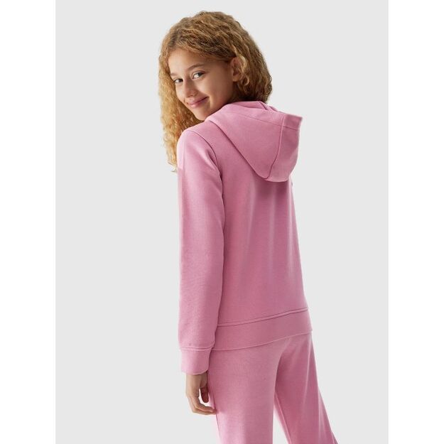 Girls\  sweatshirt with a hood, 4F Junior