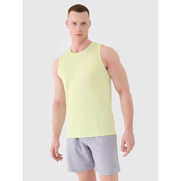 Men\ s quick-drying training tank top 4F 4FWSS25TFSLM460-45S
