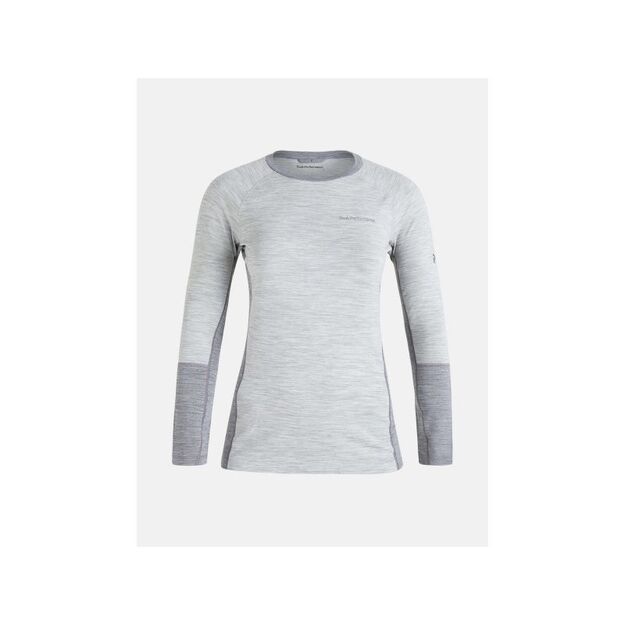 Peak Performance W Magic Crew Thermal Shirt Gray