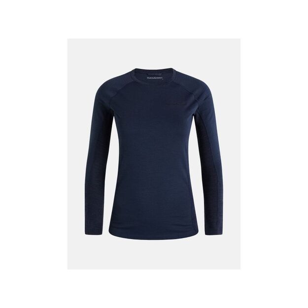 Peak Performance W Magic Crew Thermal Shirt Blue