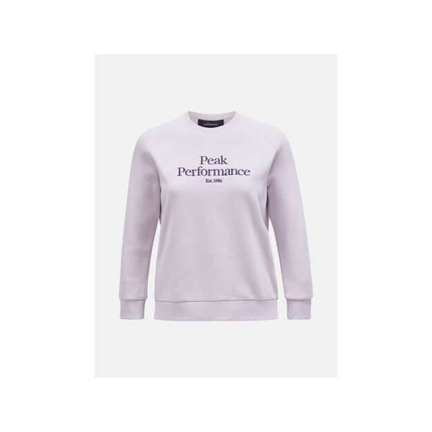 Peak Performance W Original Crew Purple Sweatshirt
