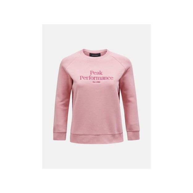 Peak Performance W Original Crew Pink Sweatshirt