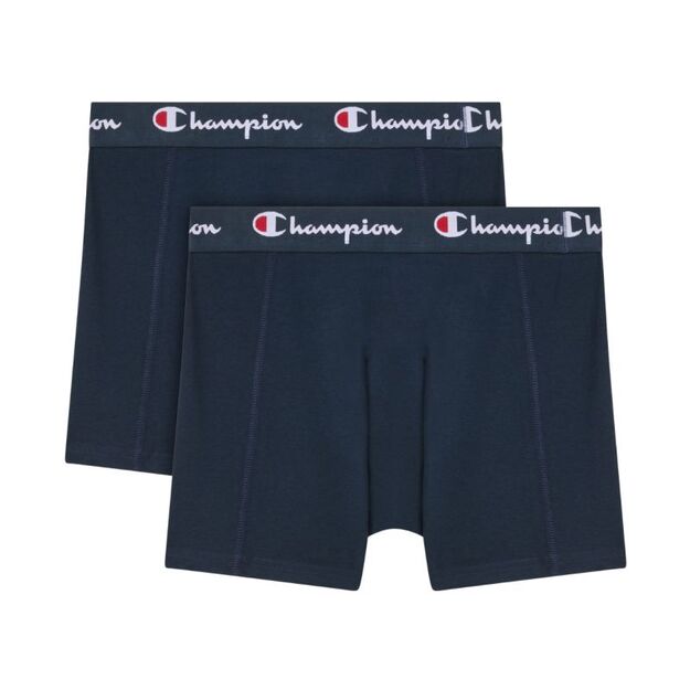 Champion Men\ s Boxer Shorts 2 Pack Navy Blue U20001 BS501