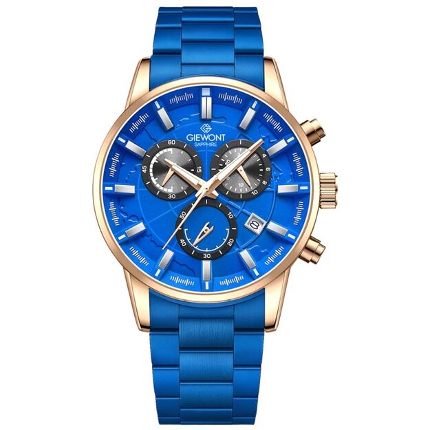 Men\ s Watch Giewont Chronograph Sapphire Blue GW4580-B5