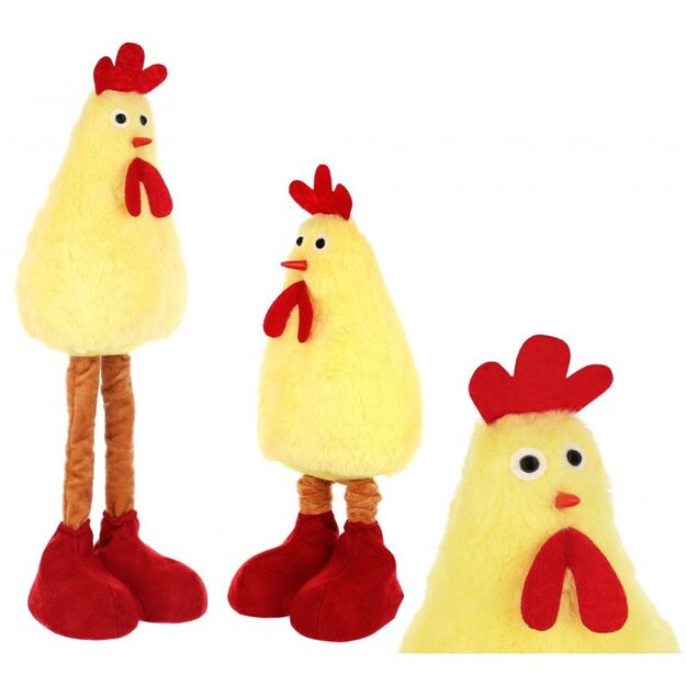 HEN ON TELESCOPES 40-48CM SPRING DECORATION