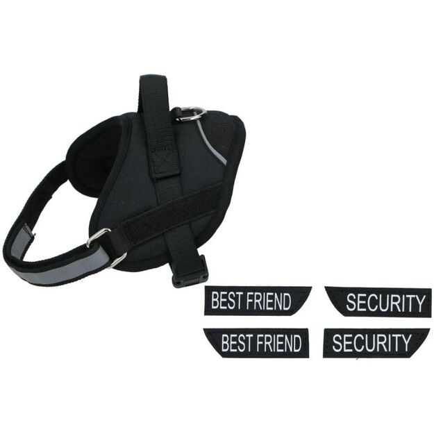 DOG HARNESS WITH REFLECTIVE TAPE 37 - 49 CM SMALL