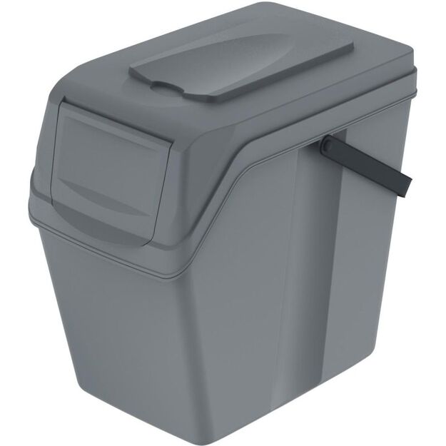 GARBAGE BIN 25L SORTIBOX GREY STONE