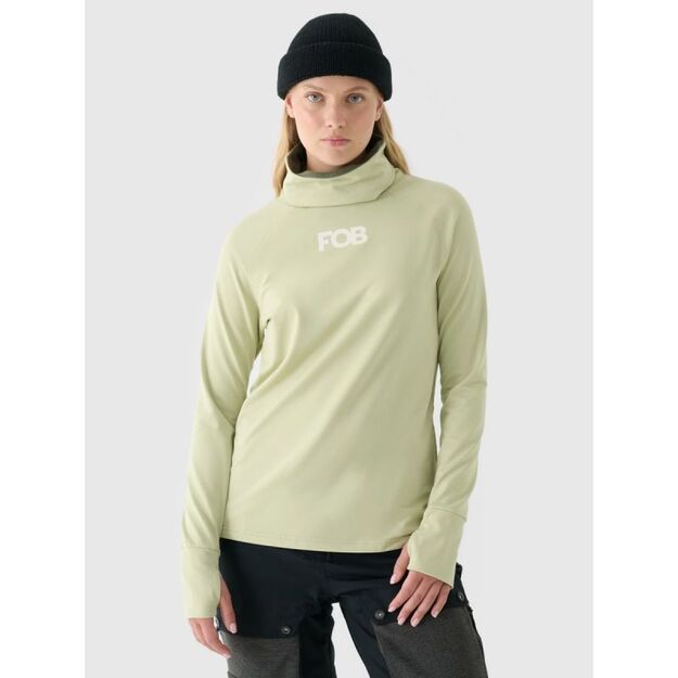 Women\ s brushed thermal underwear (top) 4F 4FWAW24UBRUF073-44S