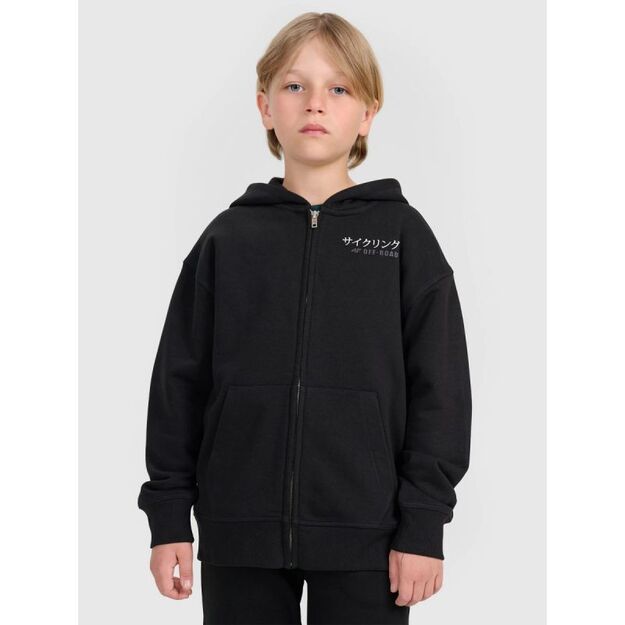 Boy\ s zip-up hoodie sweatshirt 4F 4FJRAW25TSWSM2346-20S