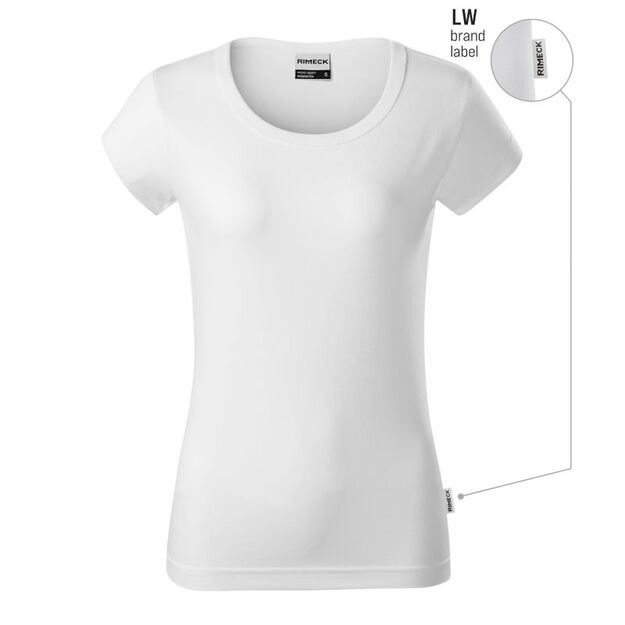 Women\ s Resist heavy t-shirt (white (brand label))