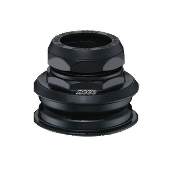 NECO 1 1/8\ \  h128 black semi-integrated rudder