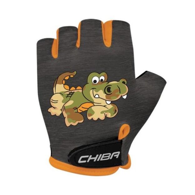 CHIBA COOL KIDS gloves black crocodile M