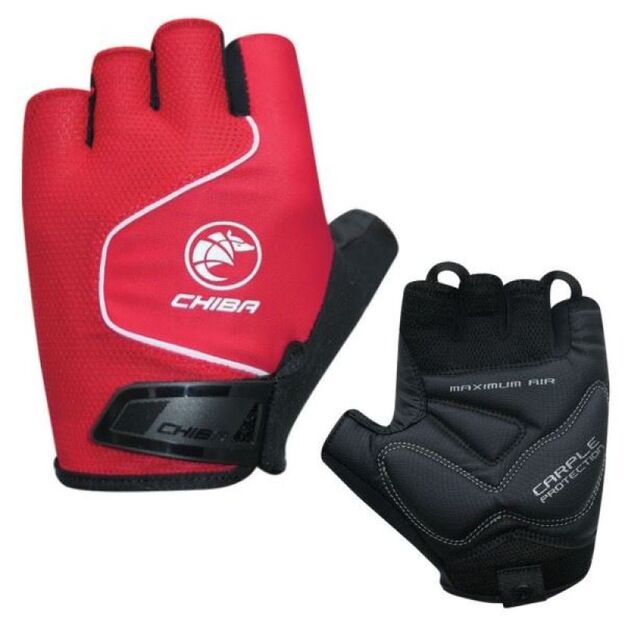 CHIBA COOL AIR gloves red M