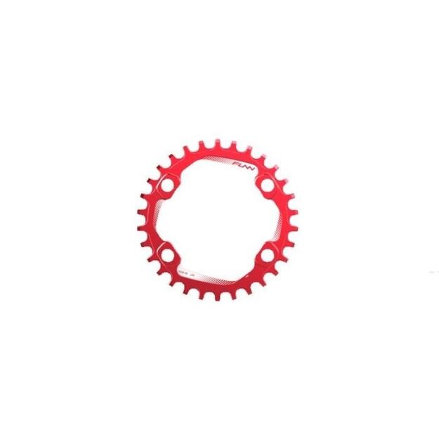 FUNN SOLO96 crankset chainring red 34