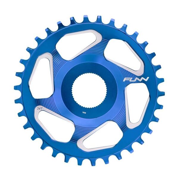 FUNN SOLO ES blue 36T chainring