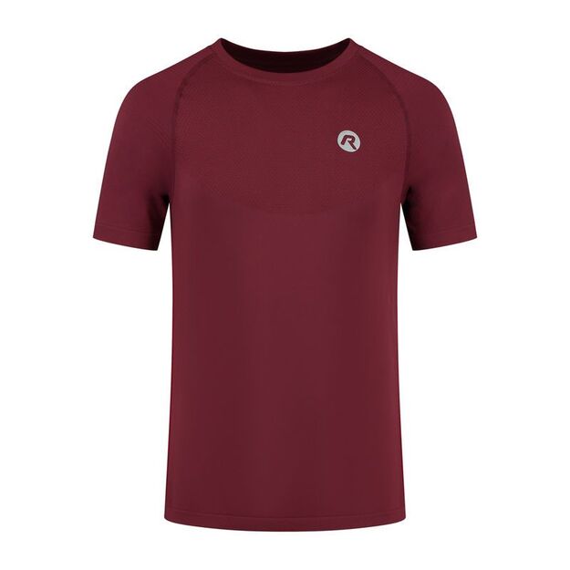 Rogelli ESSENTIAL burgundy running shirt 2XL