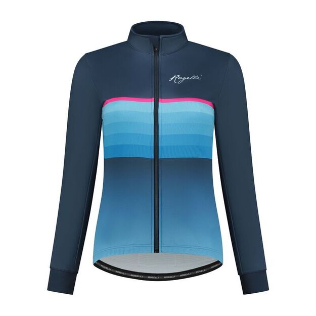 Rogelli IMPRESS II women\ s jacket blue-pink 2XL