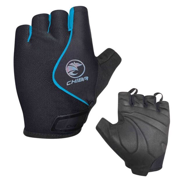 CHIBA LADY AIR PLUS gloves black turquoise M